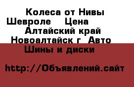 Колеса от Нивы Шевроле  › Цена ­ 3 500 - Алтайский край, Новоалтайск г. Авто » Шины и диски   